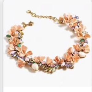J.Crew Mardi Gras necklace peach